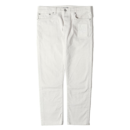 20SS ×DANIEL ARSHAM ラバーパッチ付き ストレッチ スリム カラー パンツ 013DS00E237X