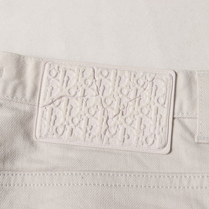 20SS ×DANIEL ARSHAM ラバーパッチ付き ストレッチ スリム カラー パンツ 013DS00E237X