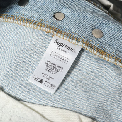 ストーンウォッシュ加工 スリム デニムパンツ (Stone Washed Slim Jean)
