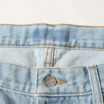 ストーンウォッシュ加工 スリム デニムパンツ (Stone Washed Slim Jean)