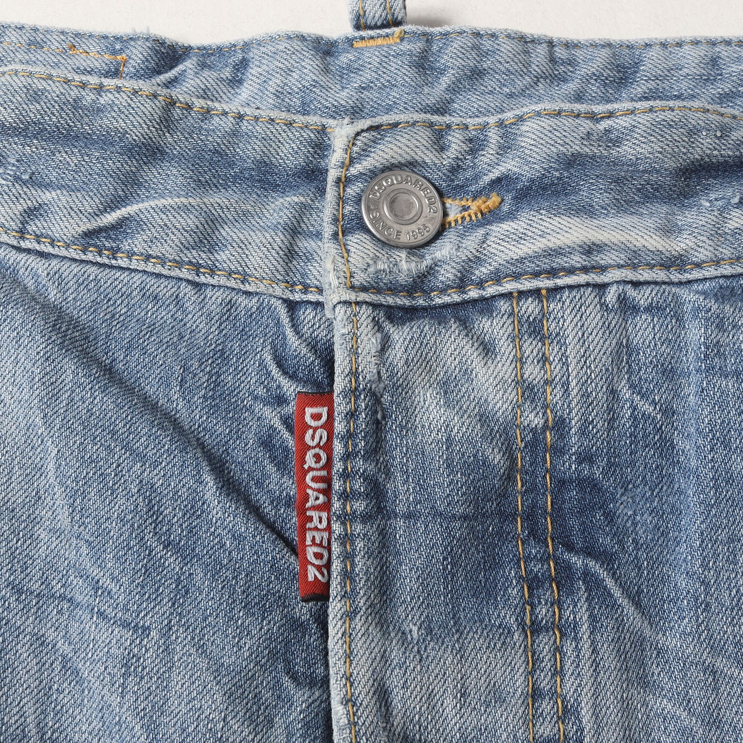 クラッシュリペア加工 テーパード デニムパンツ (LIGHT PIRANHA WASH SEXY TWIST) S71LB0627 S30309