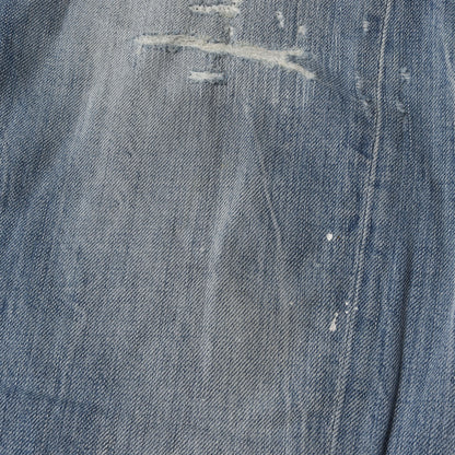 クラッシュリペア加工 テーパード デニムパンツ (LIGHT PIRANHA WASH SEXY TWIST) S71LB0627 S30309