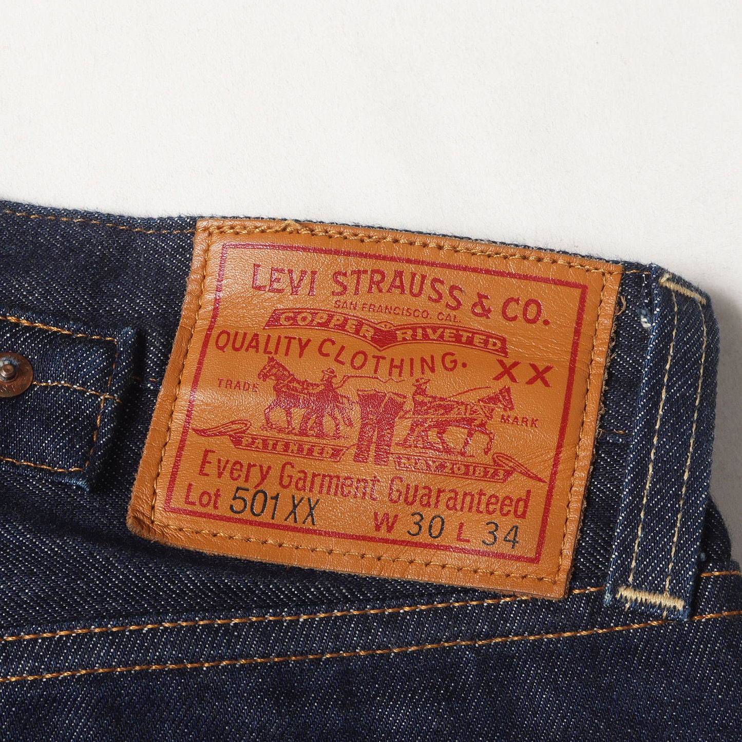 [現行モデル 日本製] 1937年復刻 501XX シンチバック デニムパンツ (37501-0018)