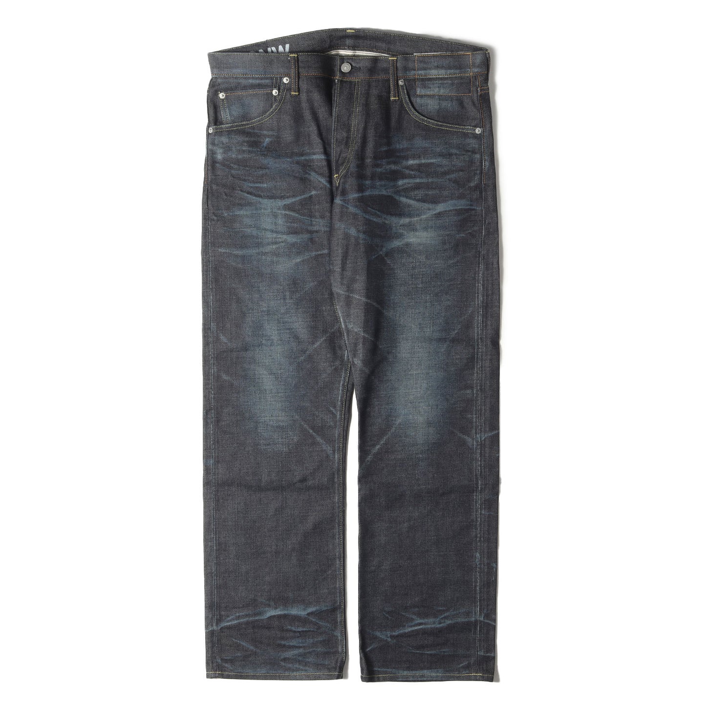 USED加工 リジッド スリム デニムパンツ (SOCIAL SCULPTURE DENIM 01 SLIM NON-WASHED 01.2NW)
