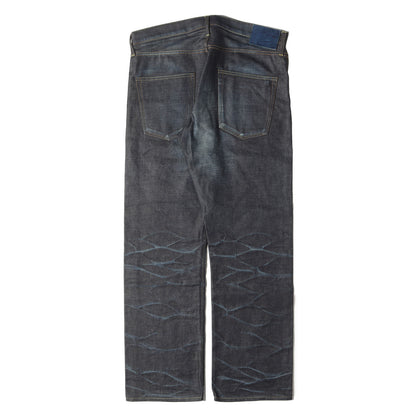 USED加工 リジッド スリム デニムパンツ (SOCIAL SCULPTURE DENIM 01 SLIM NON-WASHED 01.2NW)
