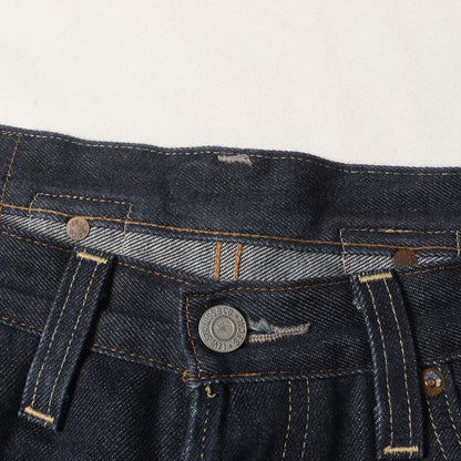 USED加工 リジッド スリム デニムパンツ (SOCIAL SCULPTURE DENIM 01 SLIM NON-WASHED 01.2NW)