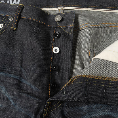 USED加工 リジッド スリム デニムパンツ (SOCIAL SCULPTURE DENIM 01 SLIM NON-WASHED 01.2NW)