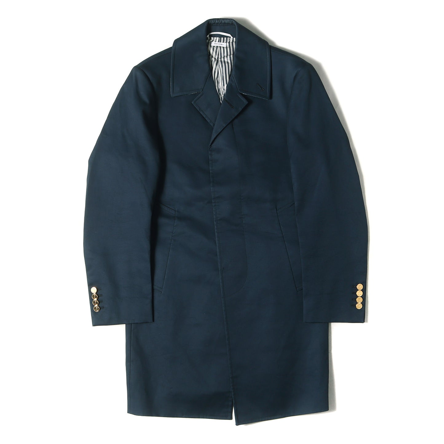 グログランテープ付き 金ボタン マッキントッシュ バルカラー オーバーコート MOC001A 00249415