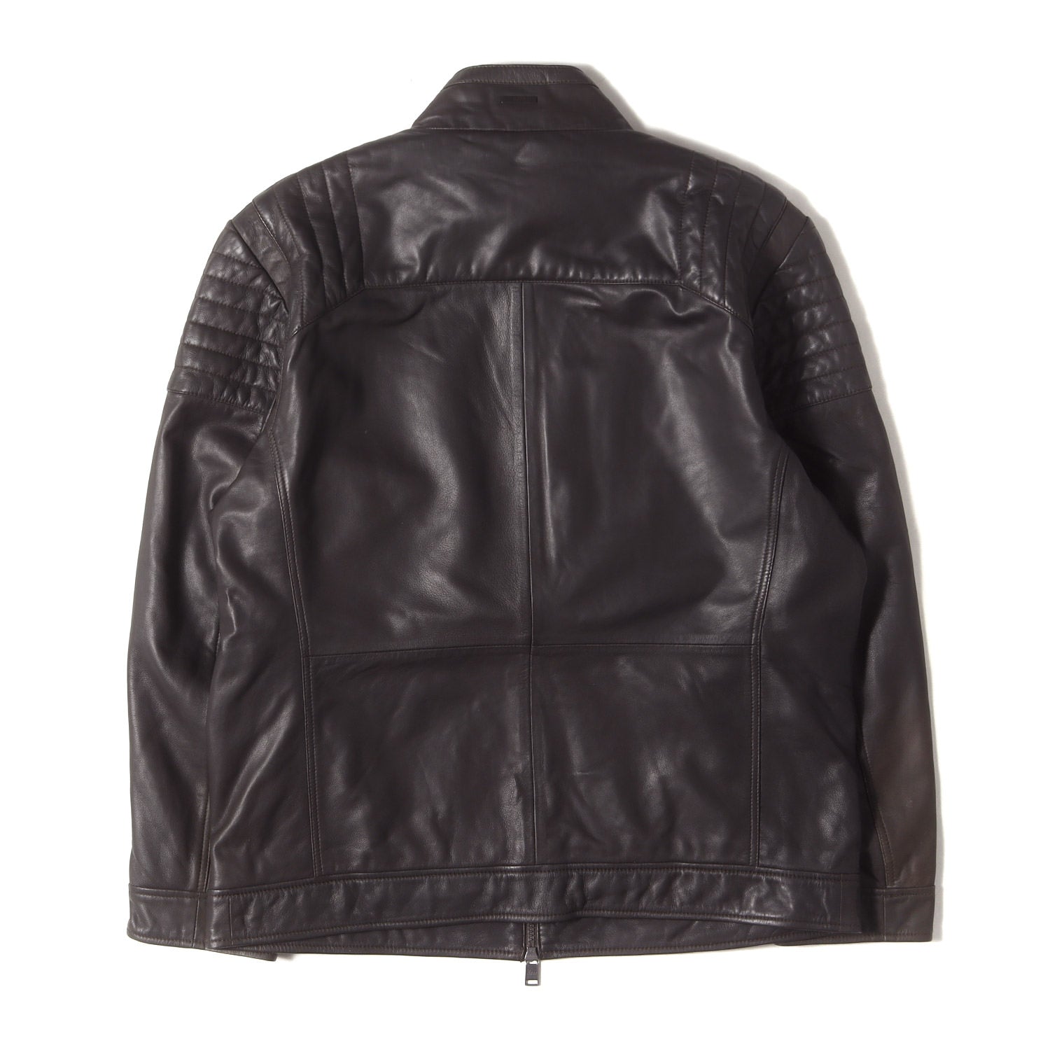 ラムレザー シングル ライダース ジャケット 10207253 - ブランド古着
