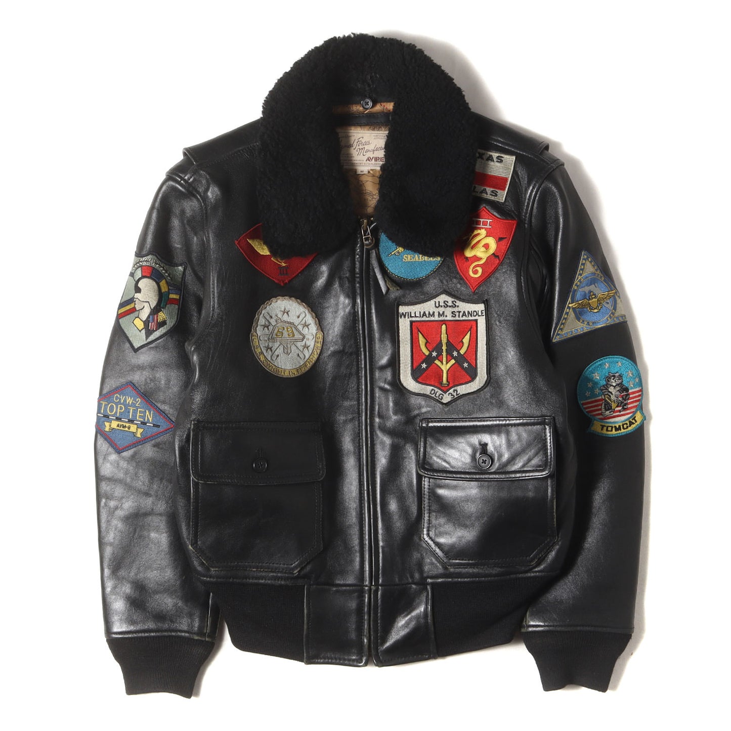 [現行 トップガンモデル] G-1 シープスキンレザー フライト ジャケット (G-1 TOP GUN JACKET)