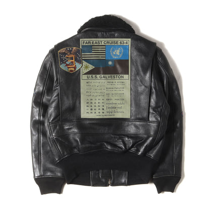 [現行 トップガンモデル] G-1 シープスキンレザー フライト ジャケット (G-1 TOP GUN JACKET)