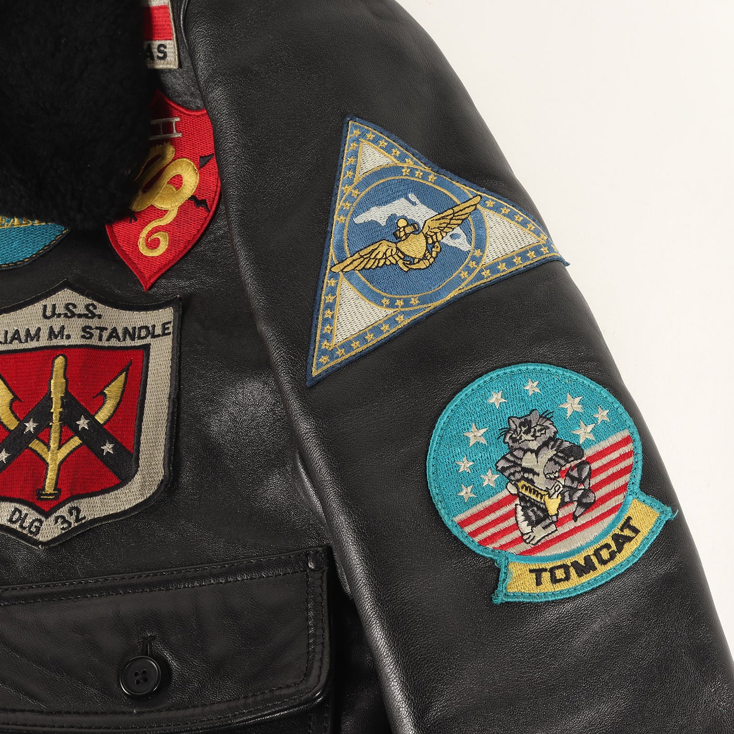 [現行 トップガンモデル] G-1 シープスキンレザー フライト ジャケット (G-1 TOP GUN JACKET)
