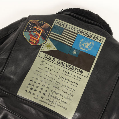 [現行 トップガンモデル] G-1 シープスキンレザー フライト ジャケット (G-1 TOP GUN JACKET)