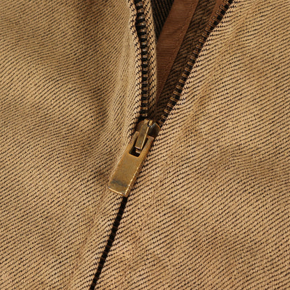 スタンドカラー フルジップ カラーデニム ジャケット THE ETERNAL COLLECTION