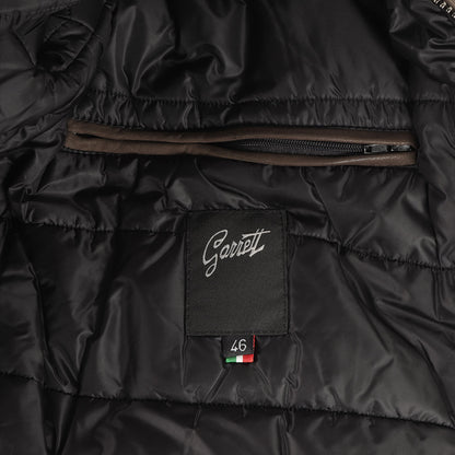 中綿入り シープスキンレザー シングル ライダース ジャケット