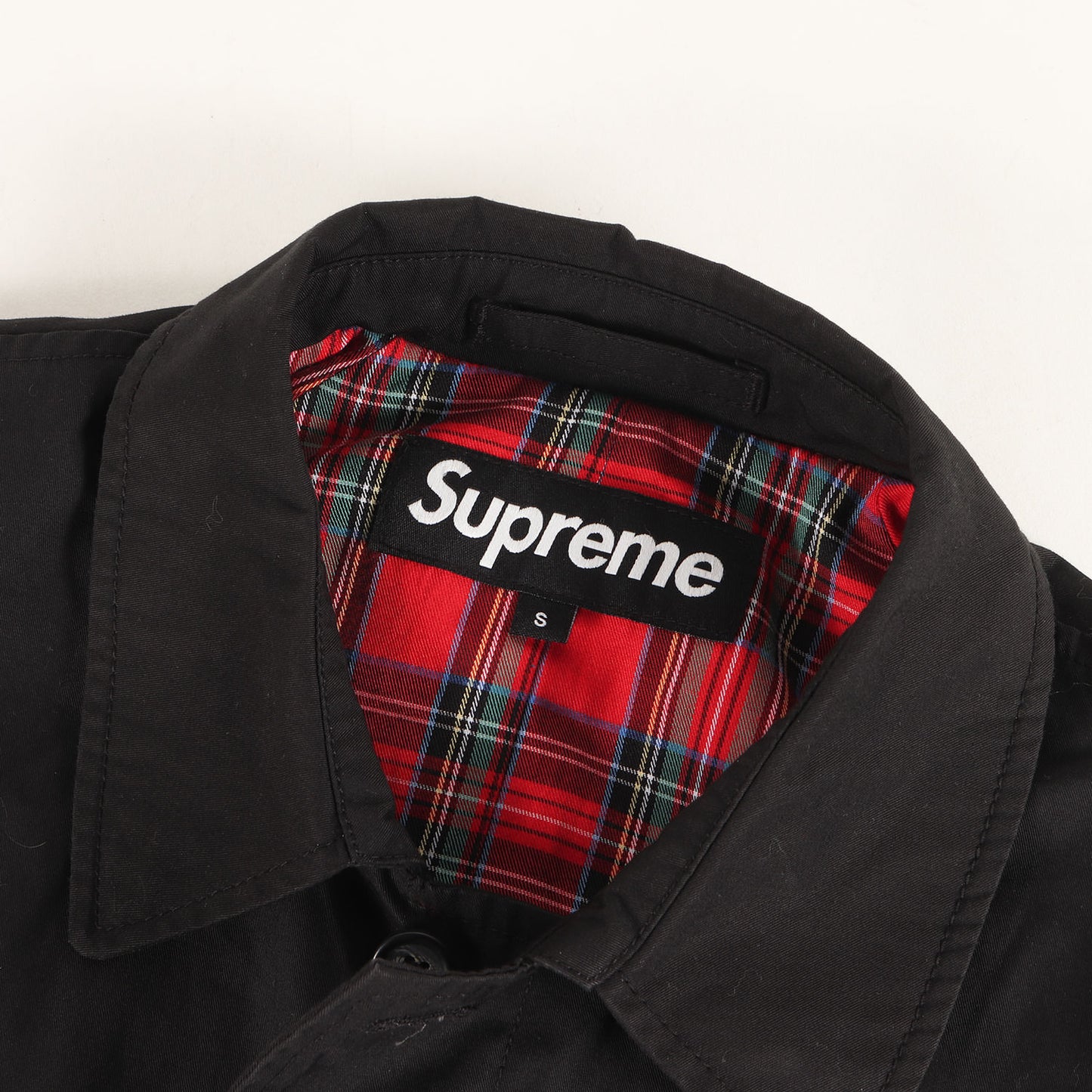 22AW 裏地チェック コットン トレンチコート (PIL Trench Coat)