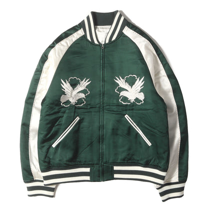 鷲刺繍 中綿入り サテン スカジャン (COTTON RAYON SKA JUMPER TYPE A) 23SCR01A