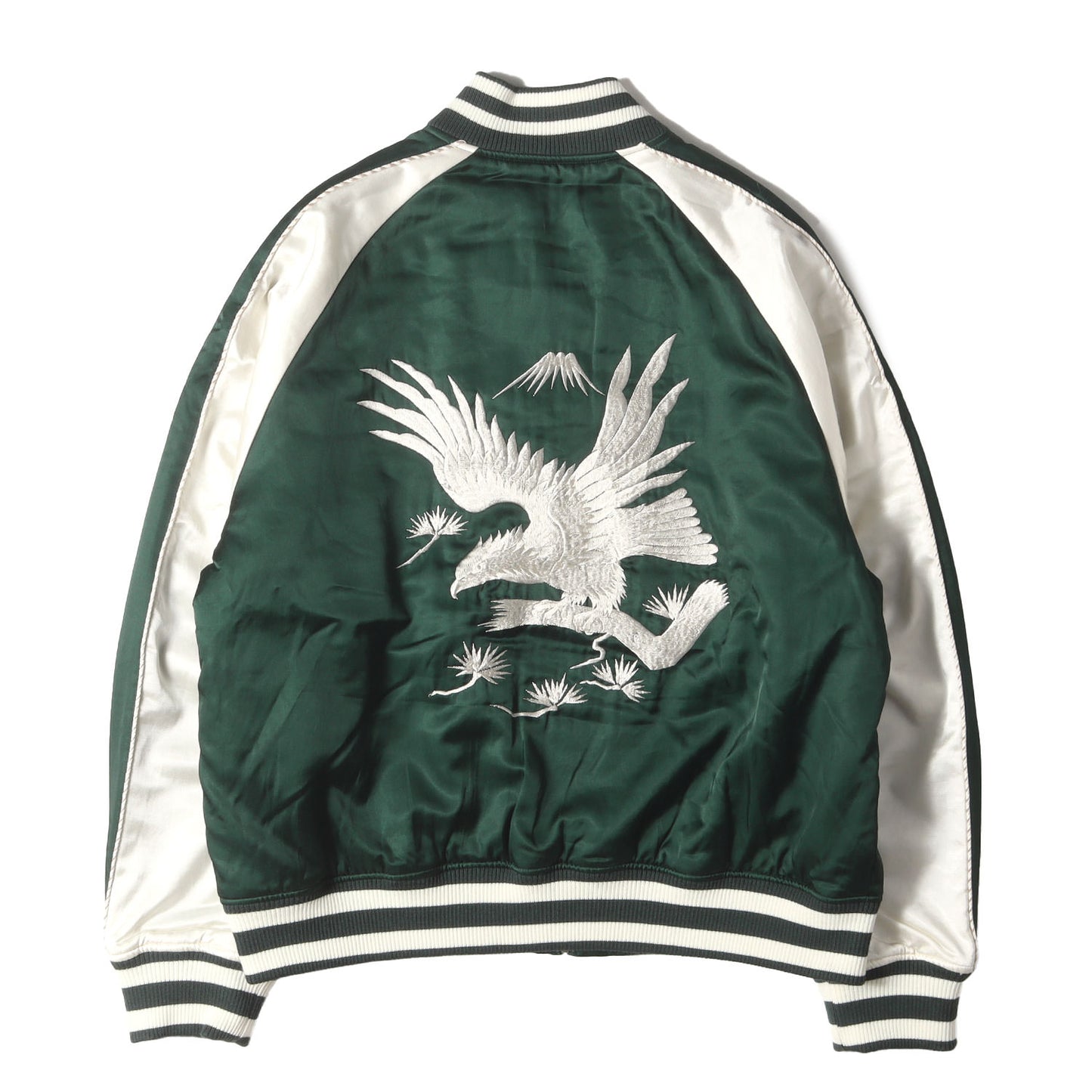 鷲刺繍 中綿入り サテン スカジャン (COTTON RAYON SKA JUMPER TYPE A) 23SCR01A