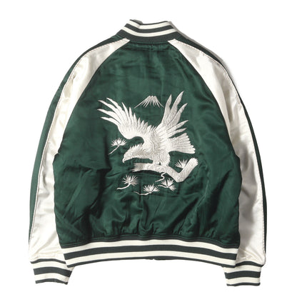 鷲刺繍 中綿入り サテン スカジャン (COTTON RAYON SKA JUMPER TYPE A) 23SCR01A