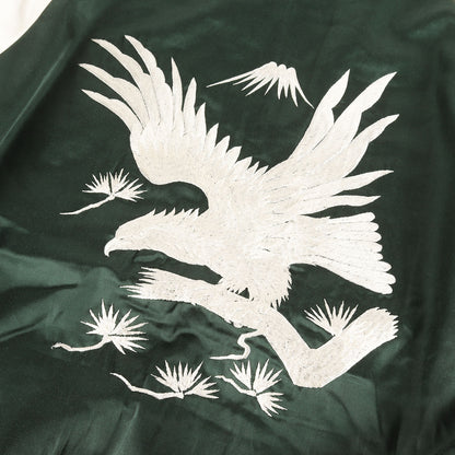 鷲刺繍 中綿入り サテン スカジャン (COTTON RAYON SKA JUMPER TYPE A) 23SCR01A