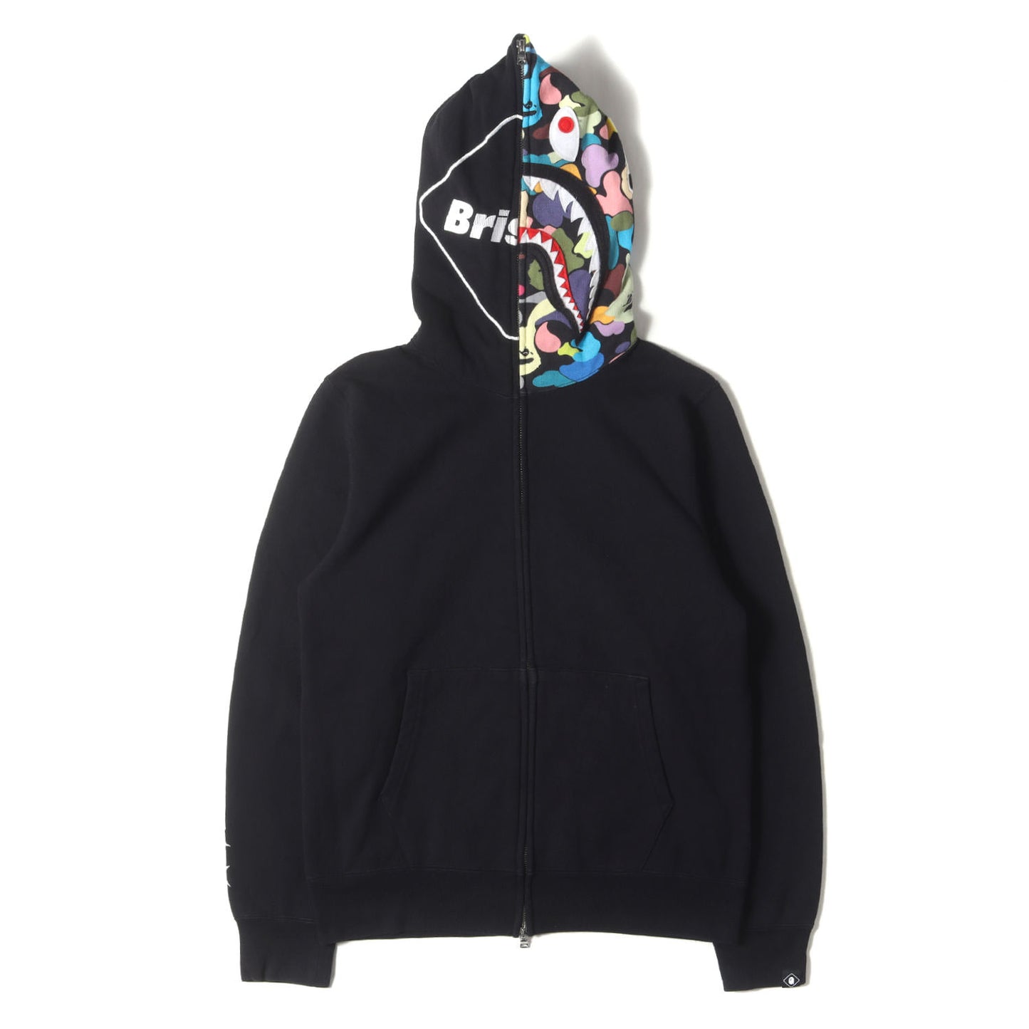 ×F.C.Real Bristol マルチカモ シャークフード フルジップ スウェット パーカー (SHARK FULL ZIP HOODIE)