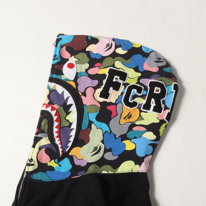 ×F.C.Real Bristol マルチカモ シャークフード フルジップ スウェット パーカー (SHARK FULL ZIP HOODIE)