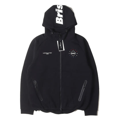 ×lucien pellat-finet スカルプリント テックスウェット フルジップ パーカー (TECH SWEAT ZIP UP HOODIE)
