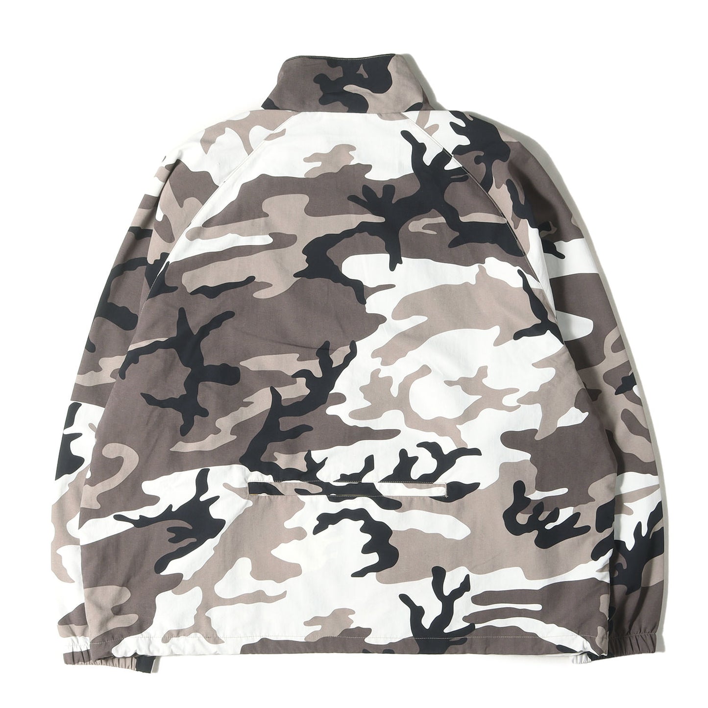 25SS カモフラージュ コントラスト フルジップ ナイロン トラックジャケット (Contrast Zip Track Jacket)