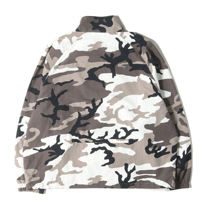 25SS カモフラージュ コントラスト フルジップ ナイロン トラックジャケット (Contrast Zip Track Jacket)