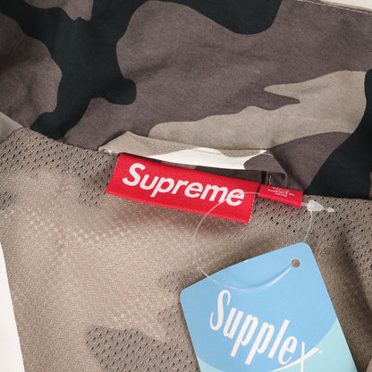 25SS カモフラージュ コントラスト フルジップ ナイロン トラックジャケット (Contrast Zip Track Jacket)