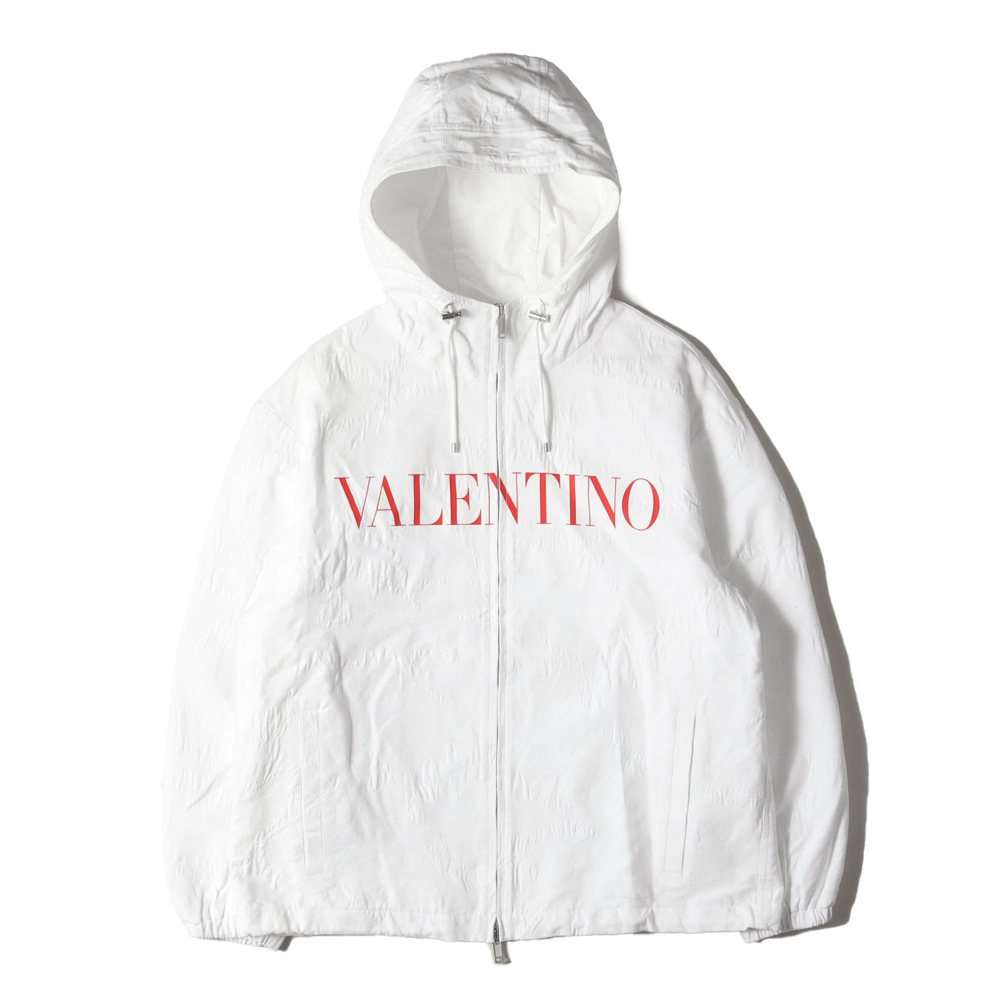 ブランドロゴ トーナル ジャガードカモ フーデッド フルジップ ジャケット WV3CK307N6