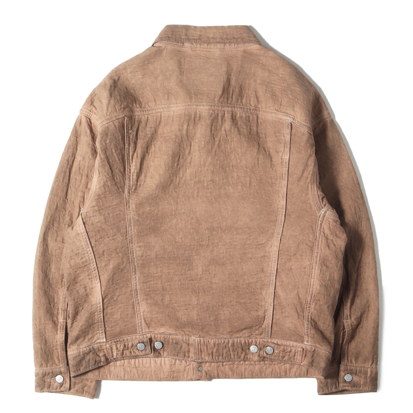 23AW ×Levis オーバーダイ加工 Sロゴ ジャガード トラッカー ジャケット (DYED JACQUARD TRUCKER JACKET)