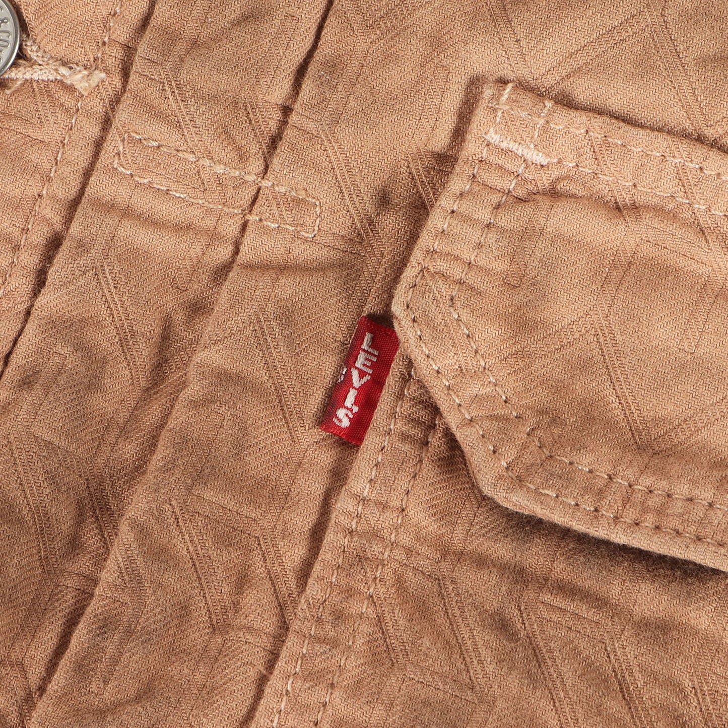 23AW ×Levis オーバーダイ加工 Sロゴ ジャガード トラッカー ジャケット (DYED JACQUARD TRUCKER JACKET)