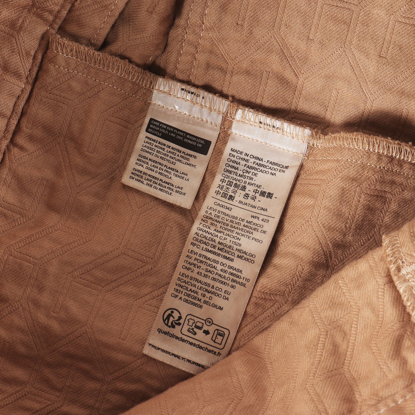 23AW ×Levis オーバーダイ加工 Sロゴ ジャガード トラッカー ジャケット (DYED JACQUARD TRUCKER JACKET)