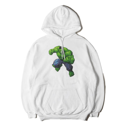 ×MARVEL ハルクプリント オーバーサイズ スウェット パーカー (Boxy Hulk Print Hoodie)