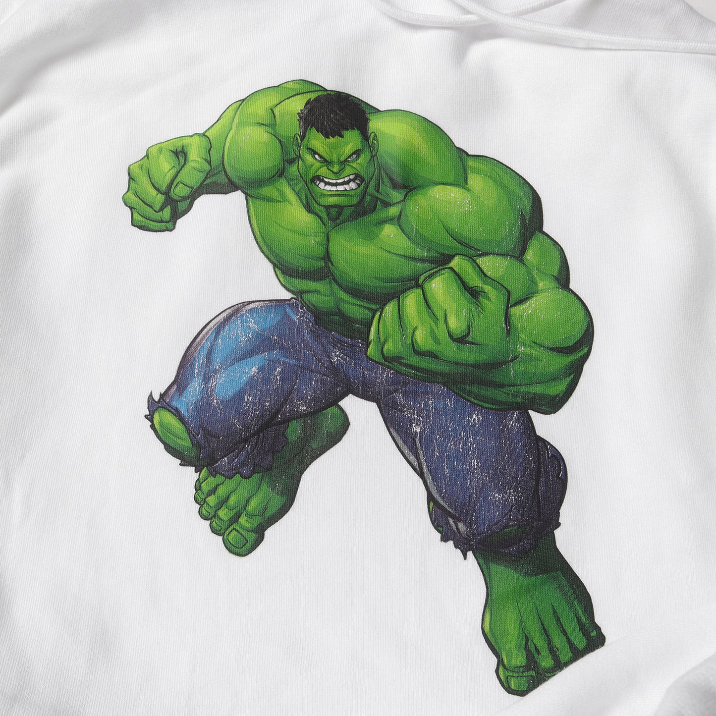 ×MARVEL ハルクプリント オーバーサイズ スウェット パーカー (Boxy Hulk Print Hoodie)