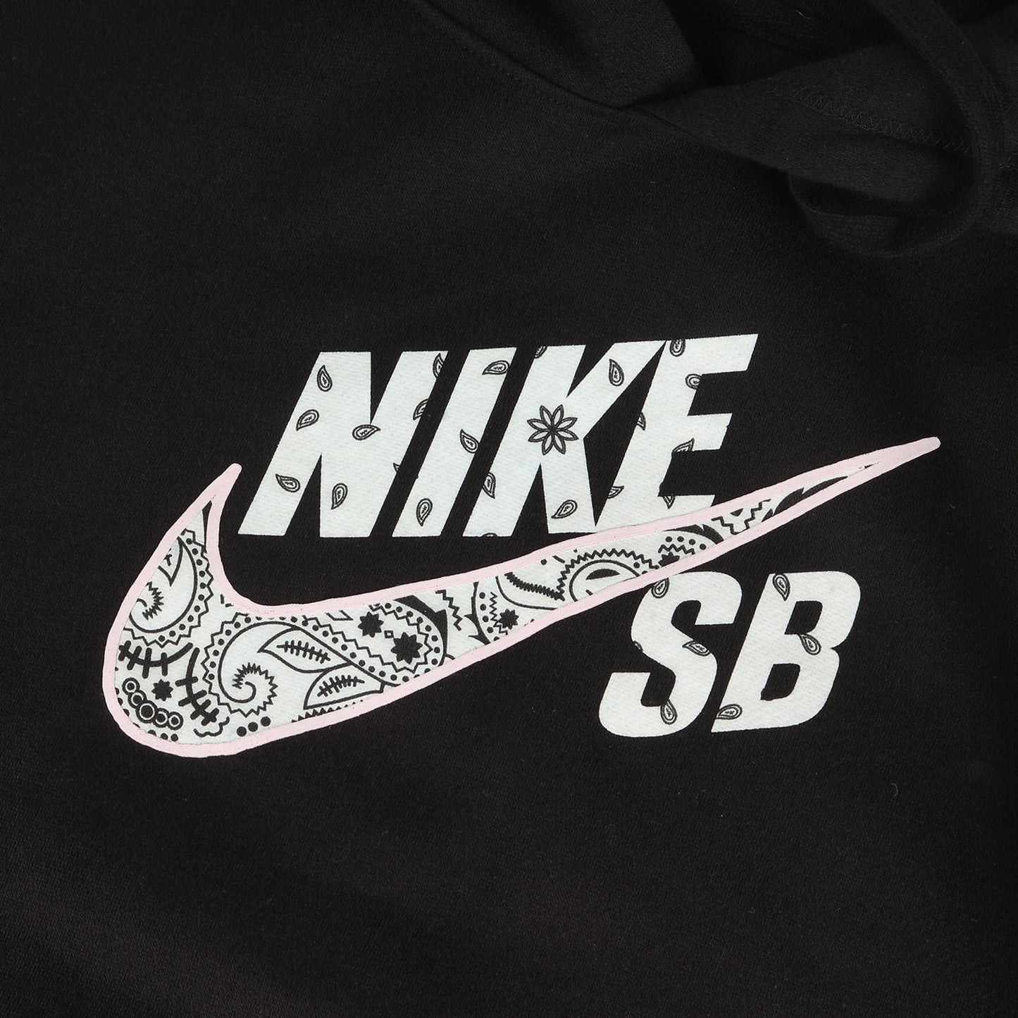 ×Cactus Jack/ Travis Scott ペイズリー スウッシュ スウェット パーカー (NIKE SB Cactus Jack Hoodie Black)
