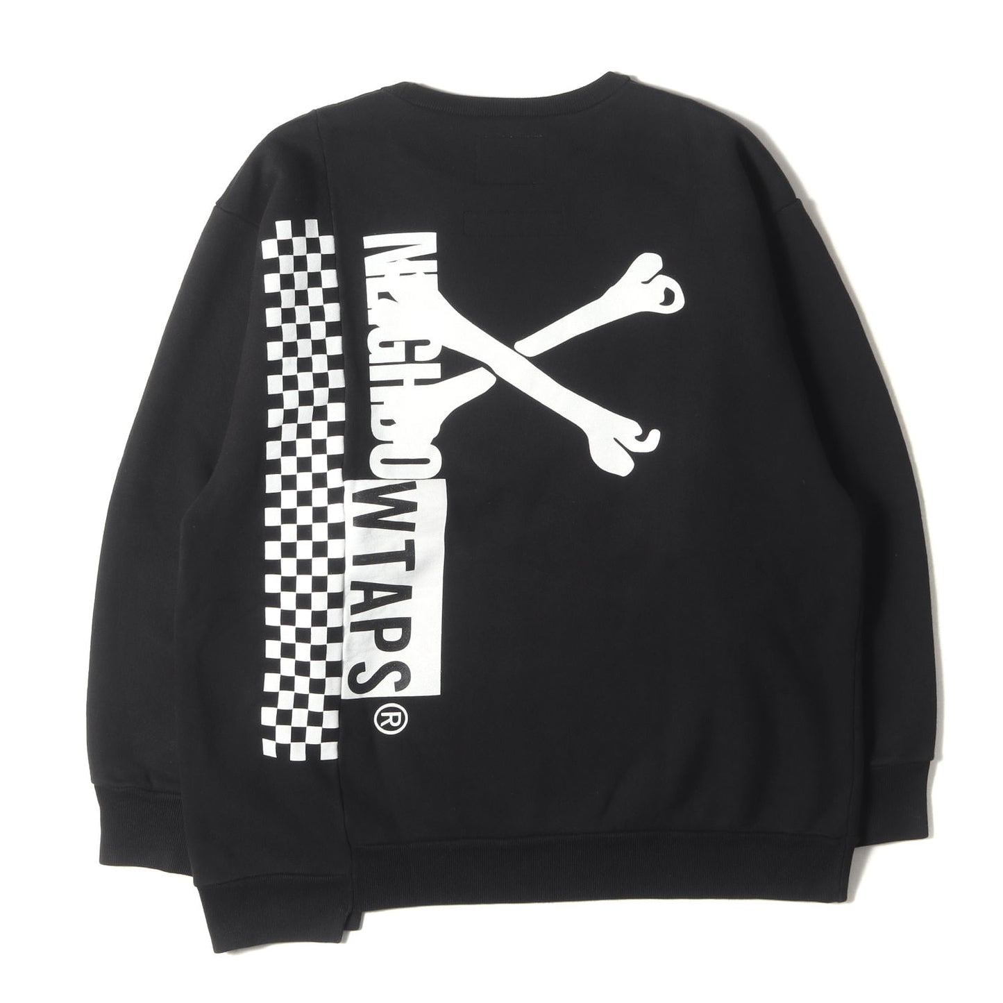 初売り限定 ×NEIGHBORHOOD 再構築 クロスボーン チェッカー クルーネック スウェット (RIPPER CREW NECK)