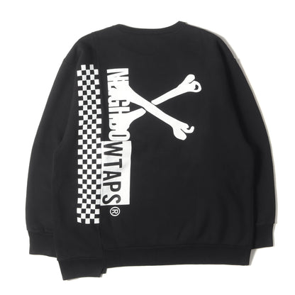 初売り限定 ×NEIGHBORHOOD 再構築 クロスボーン チェッカー クルーネック スウェット (RIPPER CREW NECK)
