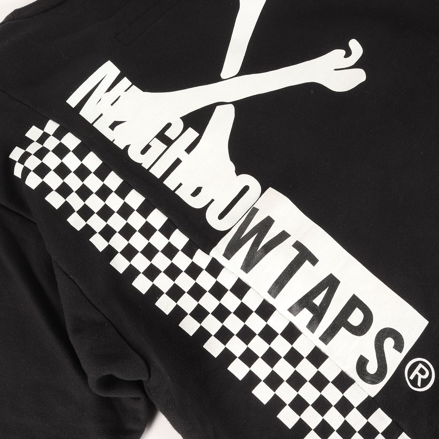 初売り限定 ×NEIGHBORHOOD 再構築 クロスボーン チェッカー クルーネック スウェット (RIPPER CREW NECK)
