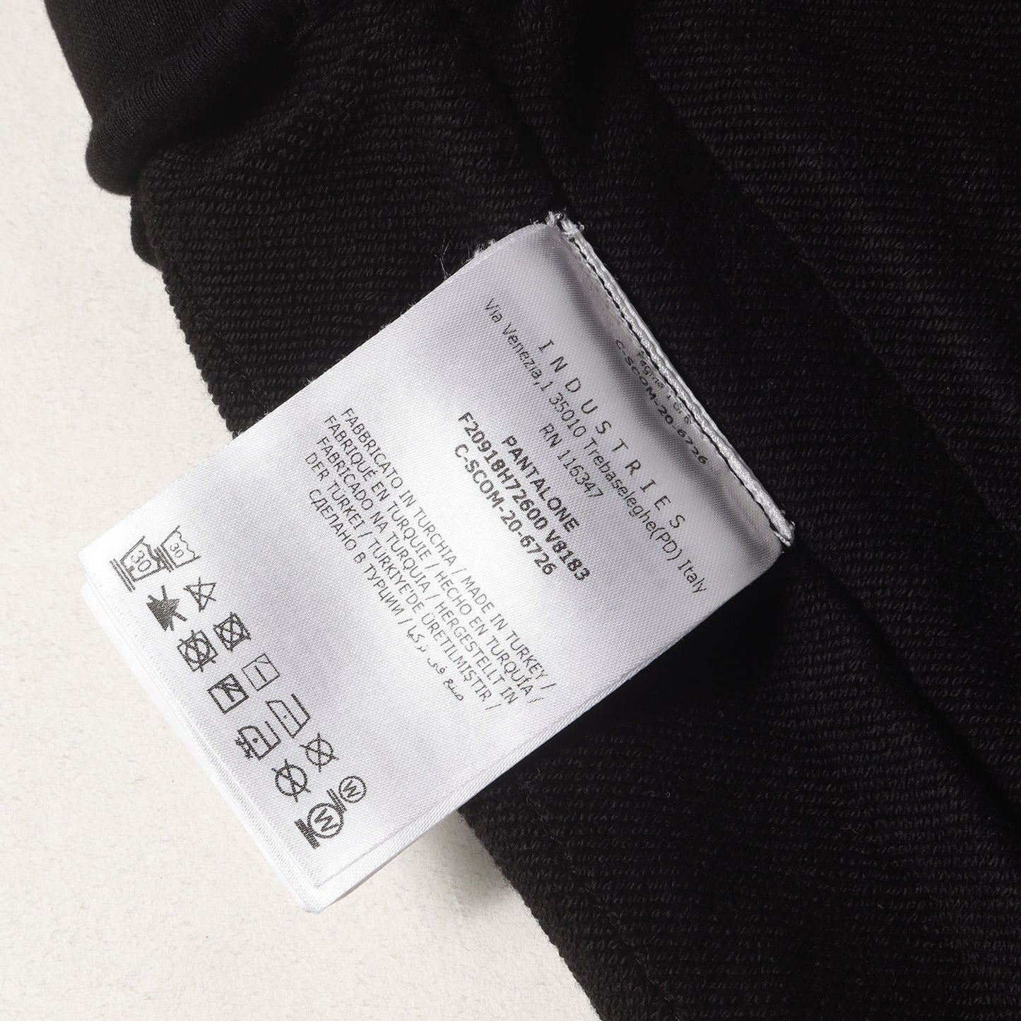 サイドロゴテープ スウェット パンツ (PANTALONE) F20918H72600 V8183