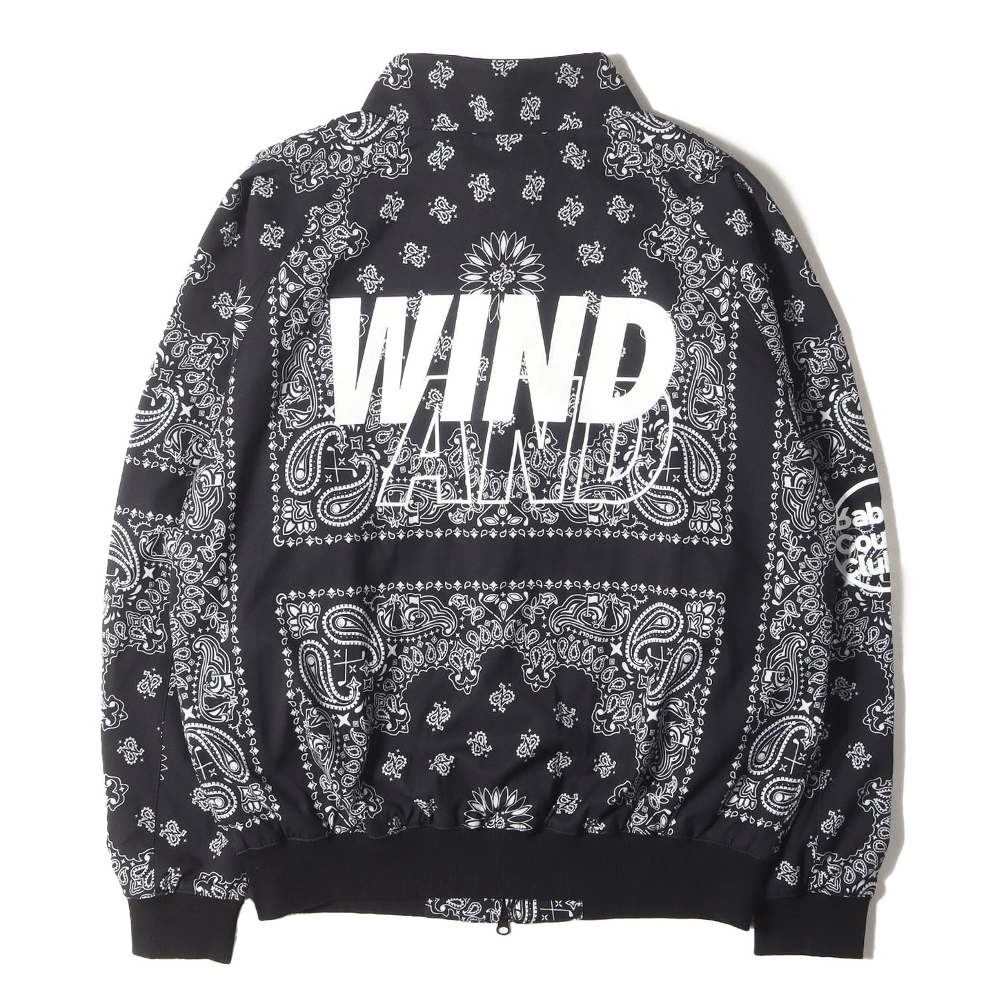 ×FR2 GOLF ペイズリー柄 ストレッチ スタンドカラー フルジップ ブルゾン (PAISLEY BLOUSON JACKET)