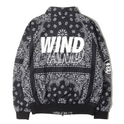 ×FR2 GOLF ペイズリー柄 ストレッチ スタンドカラー フルジップ ブルゾン (PAISLEY BLOUSON JACKET)