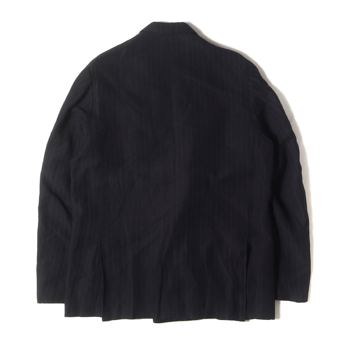 ストライプ ウール/リネン ダブルブレスト ジャケット (Double Breasted Jacket) 21AAP-01-07W