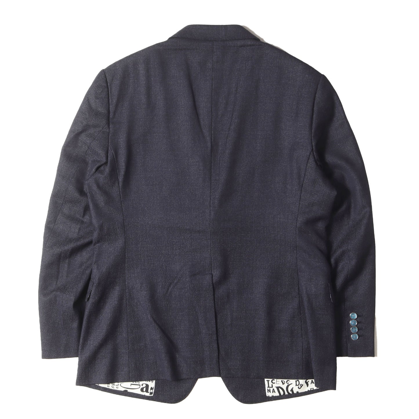 裏地モノグラム ウール 2B テーラード ジャケット SARTORIA G2K11X GEY58