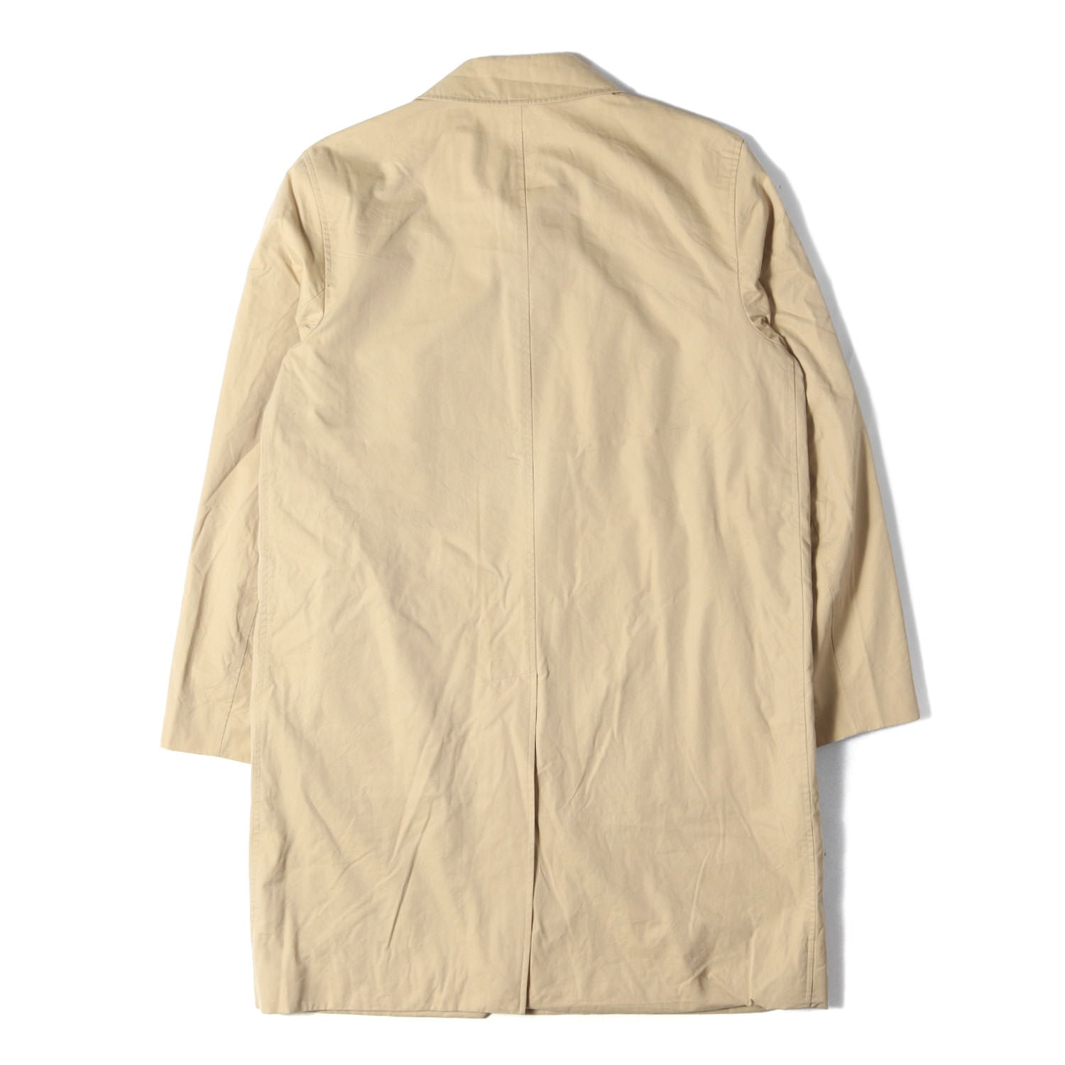 裏地ノバチェック コットンツイル ステンカラーコート 英国製