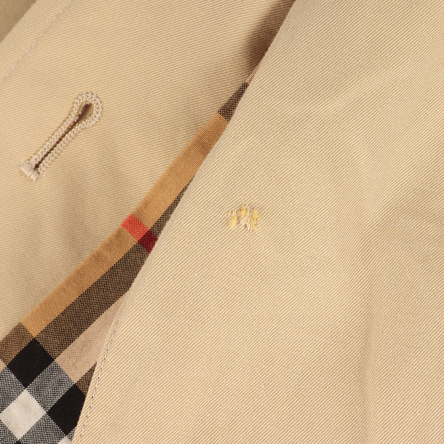 裏地ノバチェック コットンツイル ステンカラーコート 英国製