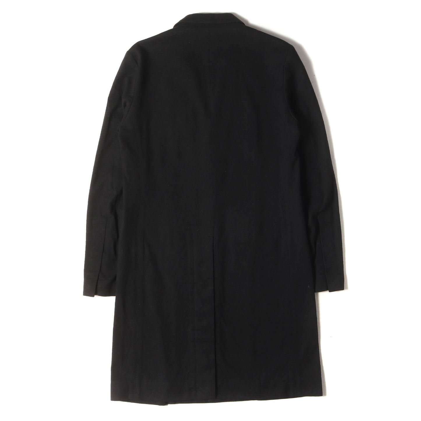 07SS About A Boy期 音符柄 コットン/シルク チェスター コート