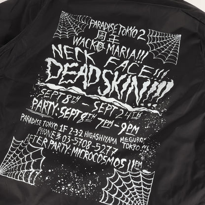 パラダイス東京 2周年記念 ×NECK FACE フライヤーデザイン ナイロン コーチジャケット