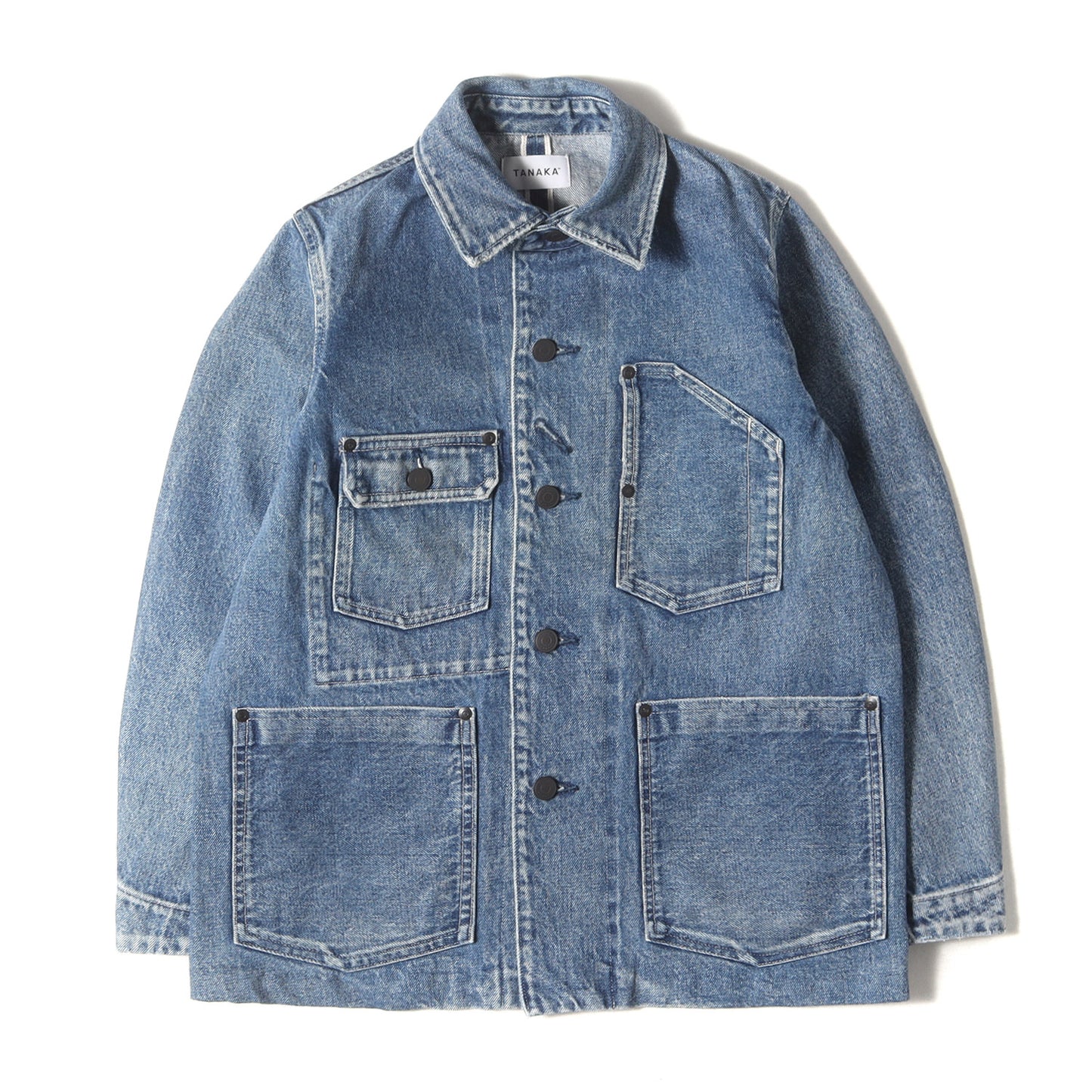 USED加工 デニム カバーオール (THE WORK JEAN JACKET) ST-127